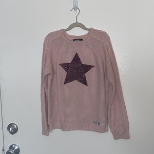 DKNY Kids Knit Sequin Sweater XL